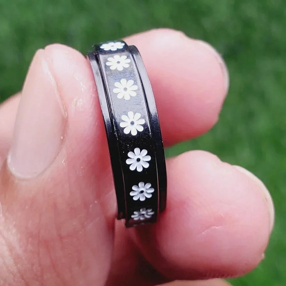 Stainless Steel Fashion Spinner Ring for Men/Women, AAAQL1102 - Picture 1 of 10